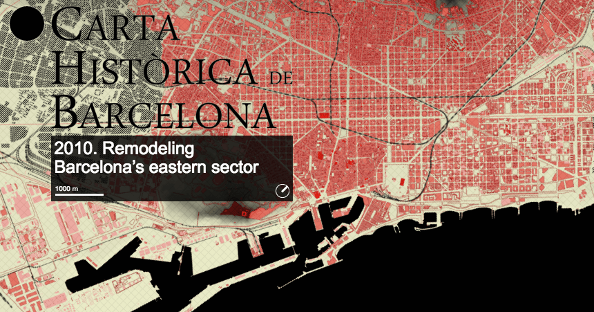 Interactive history of barcelona