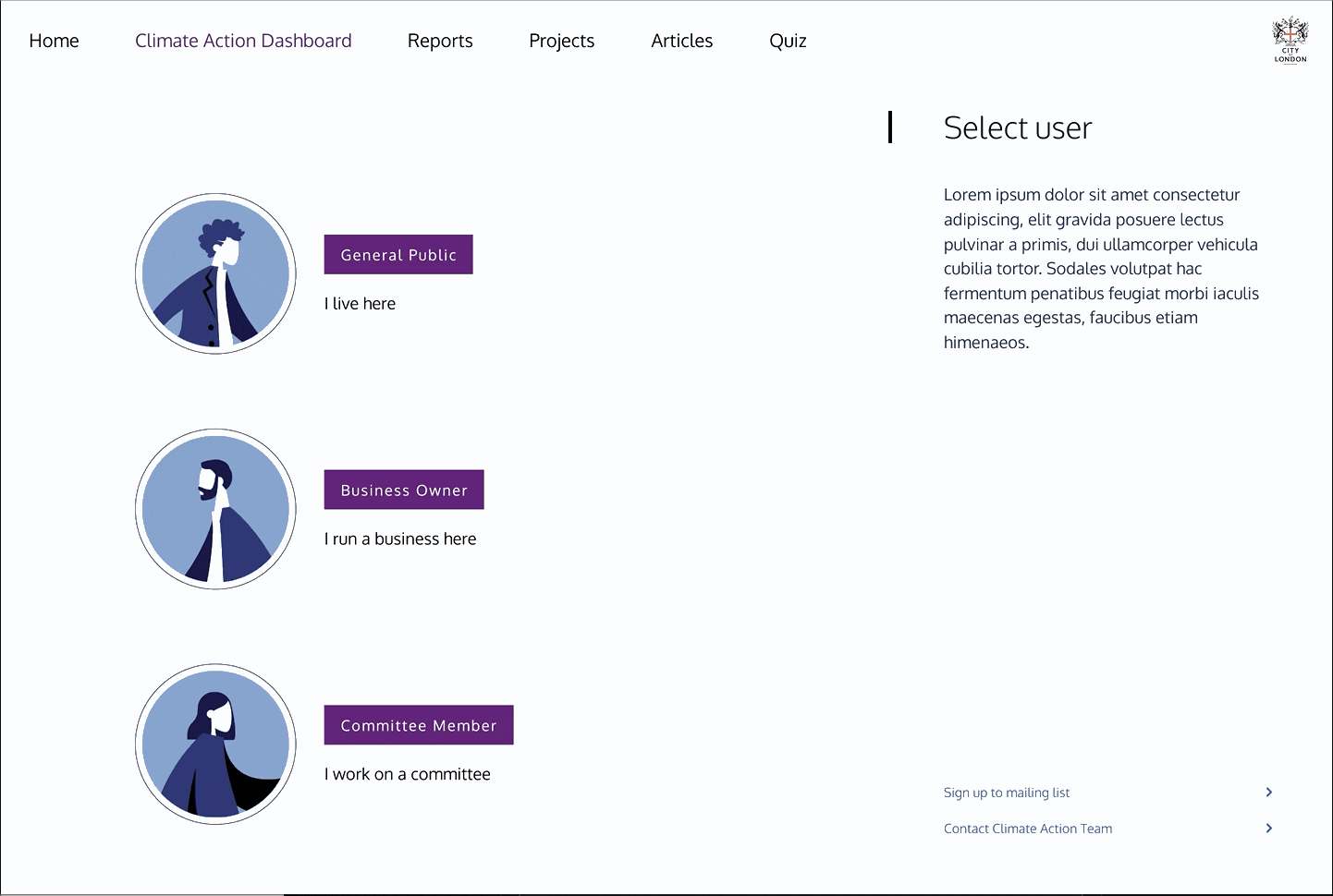 Climate Action Dashboard Local Authorities Transport