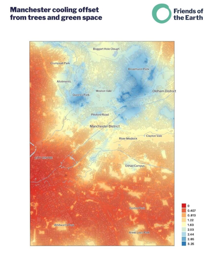 Green Space Cooling Effect Climate Resilience